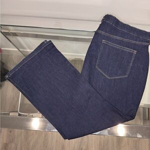 Sonoma Plus Dark Blue More Curvy Fit Bootcut Women’s Jeans (24W)